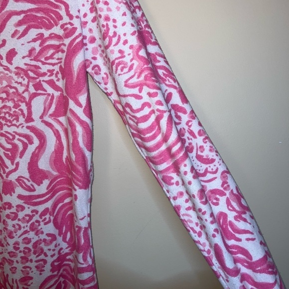 Lilly Pulitzer Pink and White Floral Swim Coverup - Picture 14 of 14
